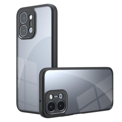 For vivo Y31d 4G / Y51 Pro 5G Armor Precise Hole PC Hybrid TPU Phone Case - Transparent - EDA006574526A