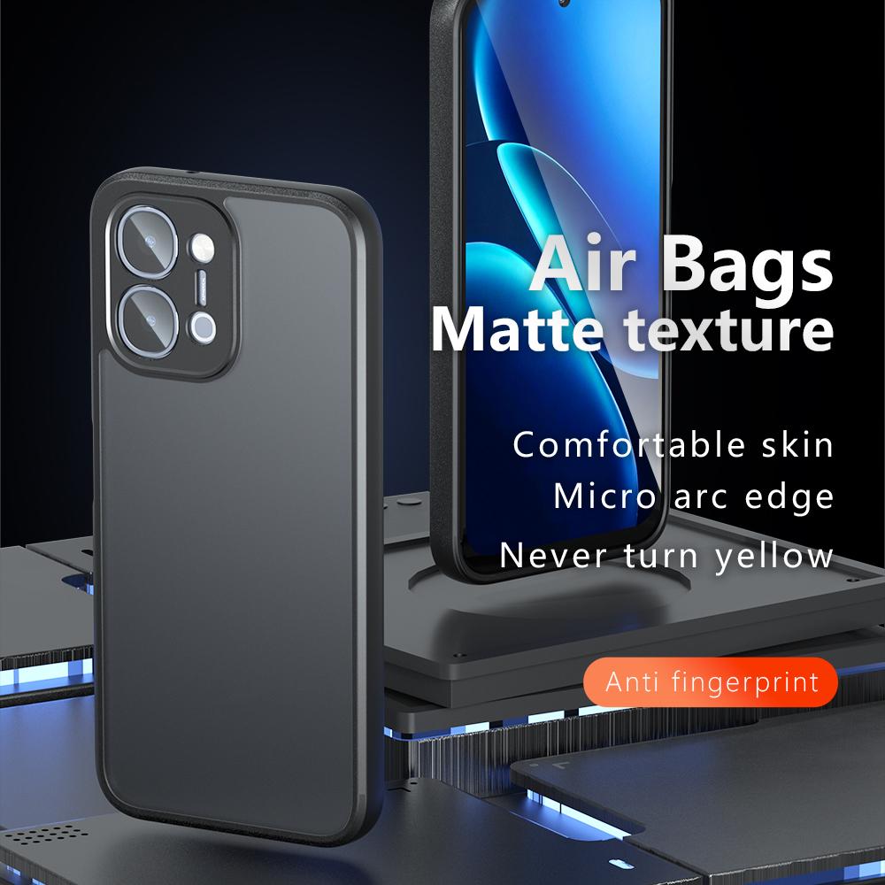 For vivo Y31d 4G / Y51 Pro 5G Armor Precise Hole PC Hybrid TPU Phone Case - Transparent - EDA006574526A
