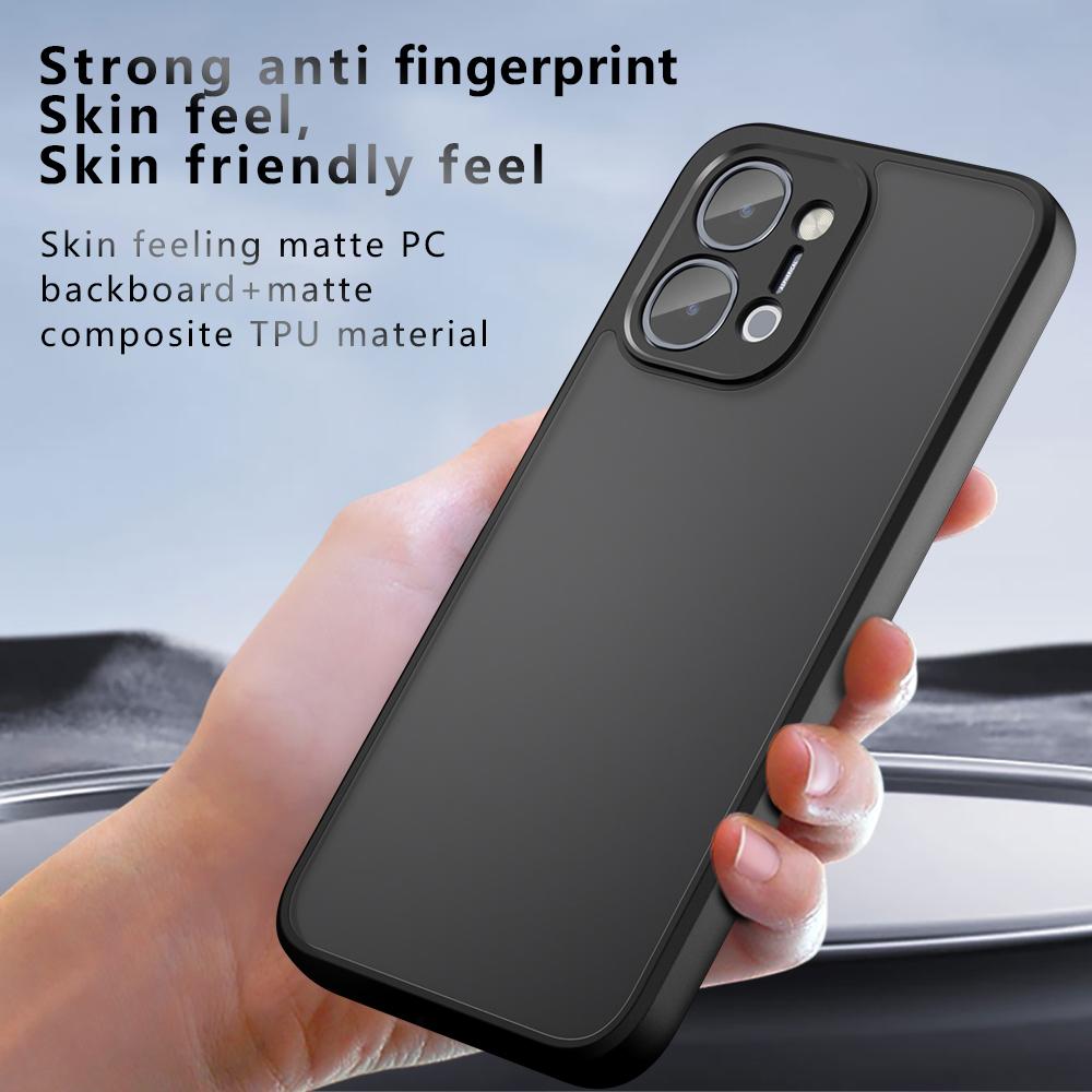 For vivo Y31d 4G / Y51 Pro 5G Armor Precise Hole PC Hybrid TPU Phone Case - Transparent - EDA006574526A