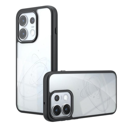 For OPPO Reno16 / Reno16 Pro Global Armor Big Pore PC Hybrid TPU Phone Case - Transparent - EDA006575103A
