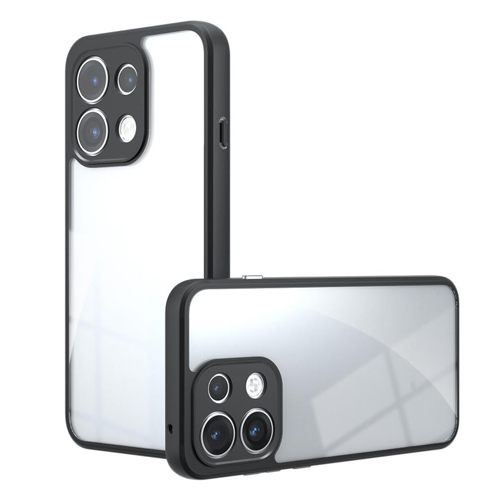 For OPPO Reno16 F / Reno16 FS / Reno16c Armor Precise Hole PC Hybrid TPU Phone Case - Transparent - EDA006575421A