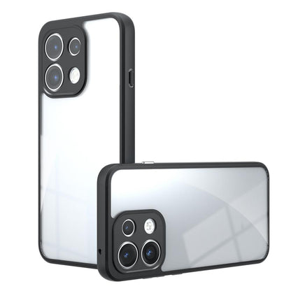 For OPPO Reno16 F / Reno16 FS / Reno16c Armor Precise Hole PC Hybrid TPU Phone Case - Transparent - EDA006575421A
