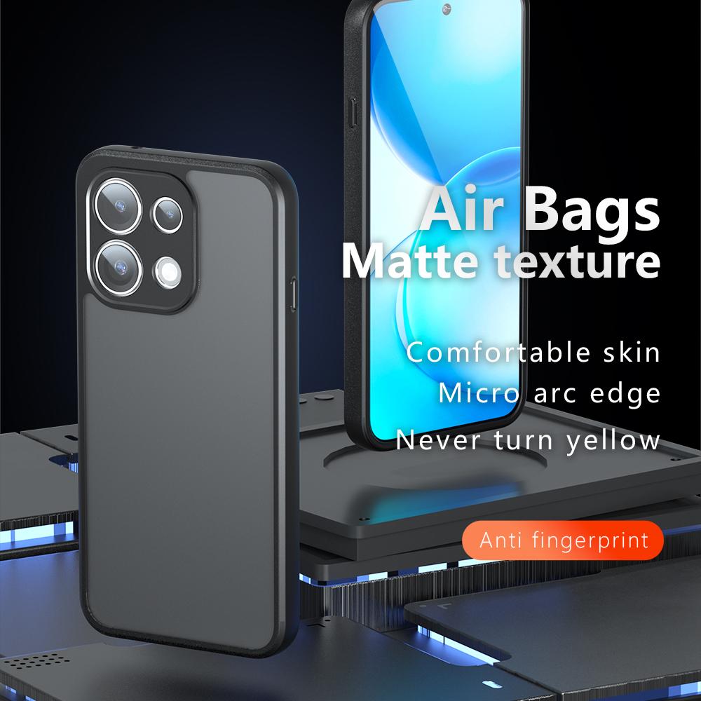 For OPPO Reno16 F / Reno16 FS / Reno16c Armor Precise Hole PC Hybrid TPU Phone Case - Transparent - EDA006575421A