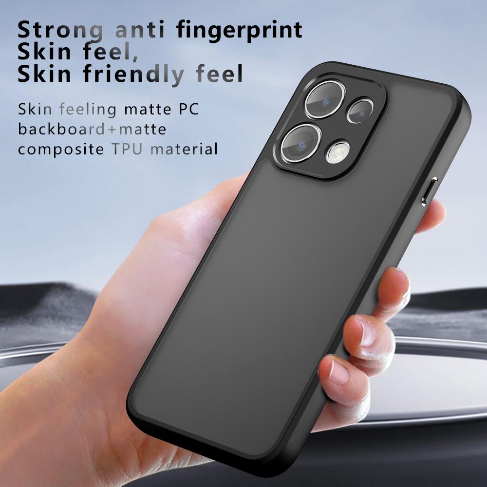 For OPPO Reno16 F / Reno16 FS / Reno16c Armor Precise Hole PC Hybrid TPU Phone Case - Transparent - EDA006575421A