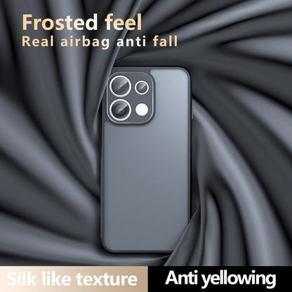 For OPPO Reno16 F / Reno16 FS / Reno16c Armor Precise Hole PC Hybrid TPU Phone Case - Transparent - EDA006575421A