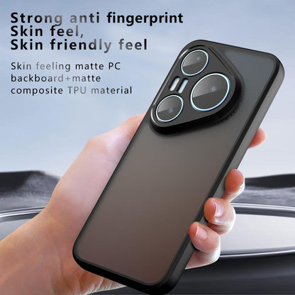 For Huawei Pura 90 Pro Max Armor Precise Hole PC Hybrid TPU Phone Case - Transparent - EDA006576110A