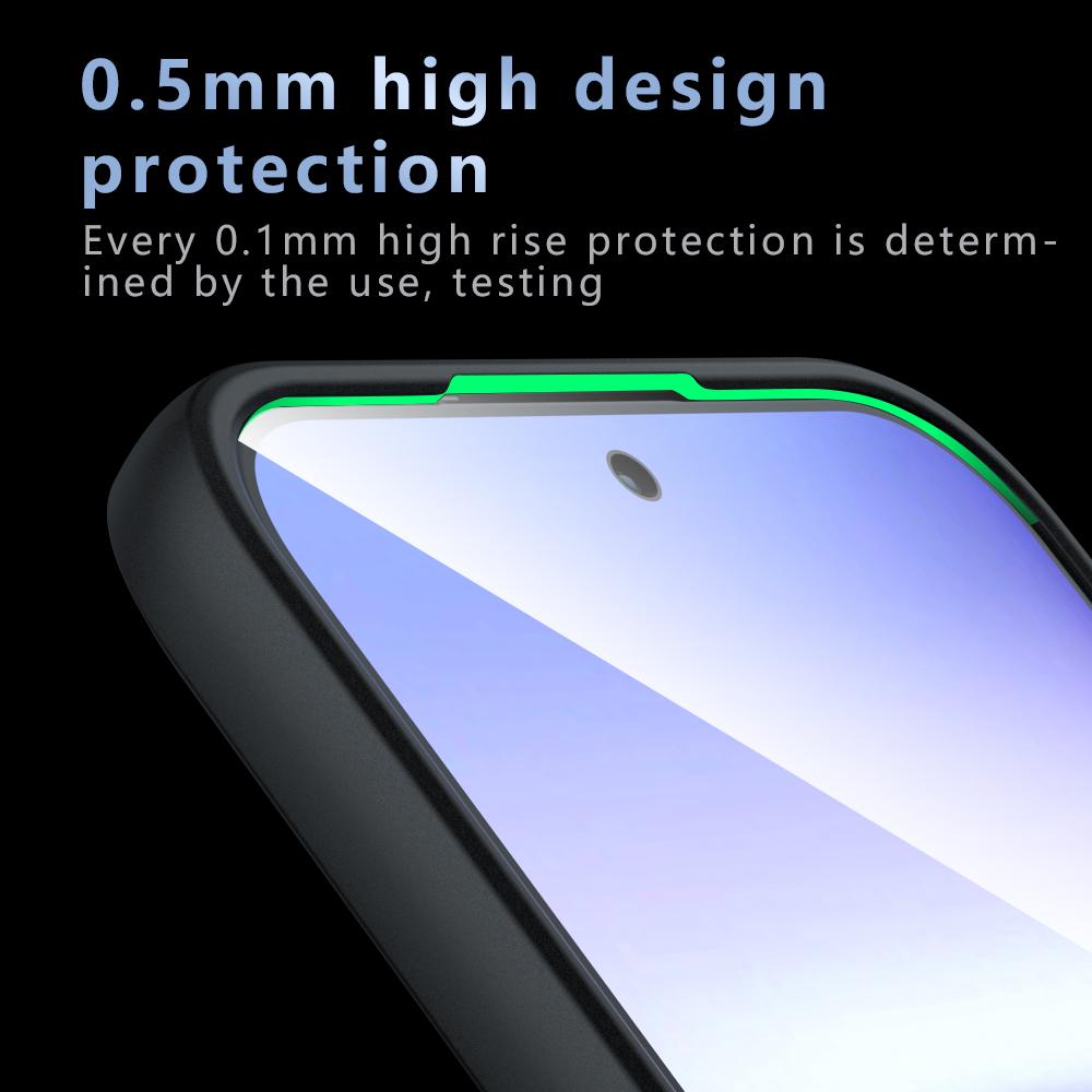 For Honor 600 Smart / X7e Plus Armor Precise Hole PC Hybrid TPU Phone Case - Transparent - EDA006576320A