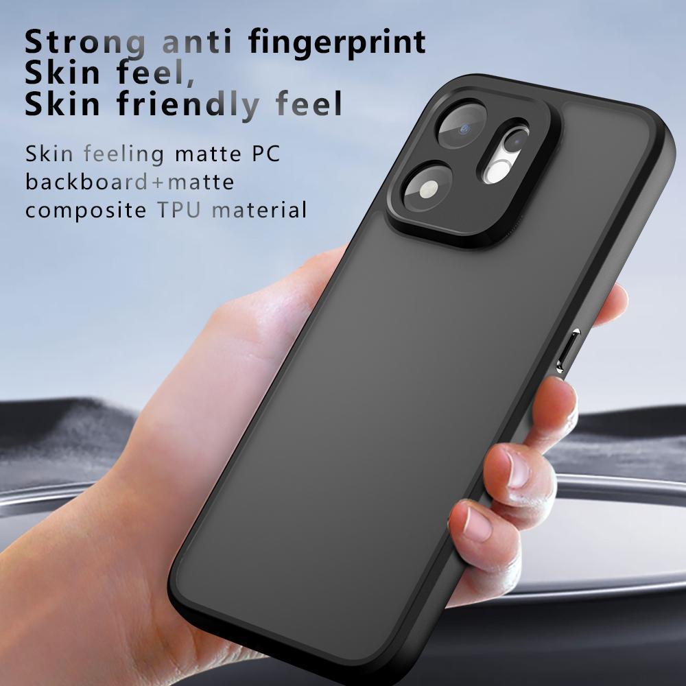 For Honor 600 Smart / X7e Plus Armor Precise Hole PC Hybrid TPU Phone Case - Transparent - EDA006576320A
