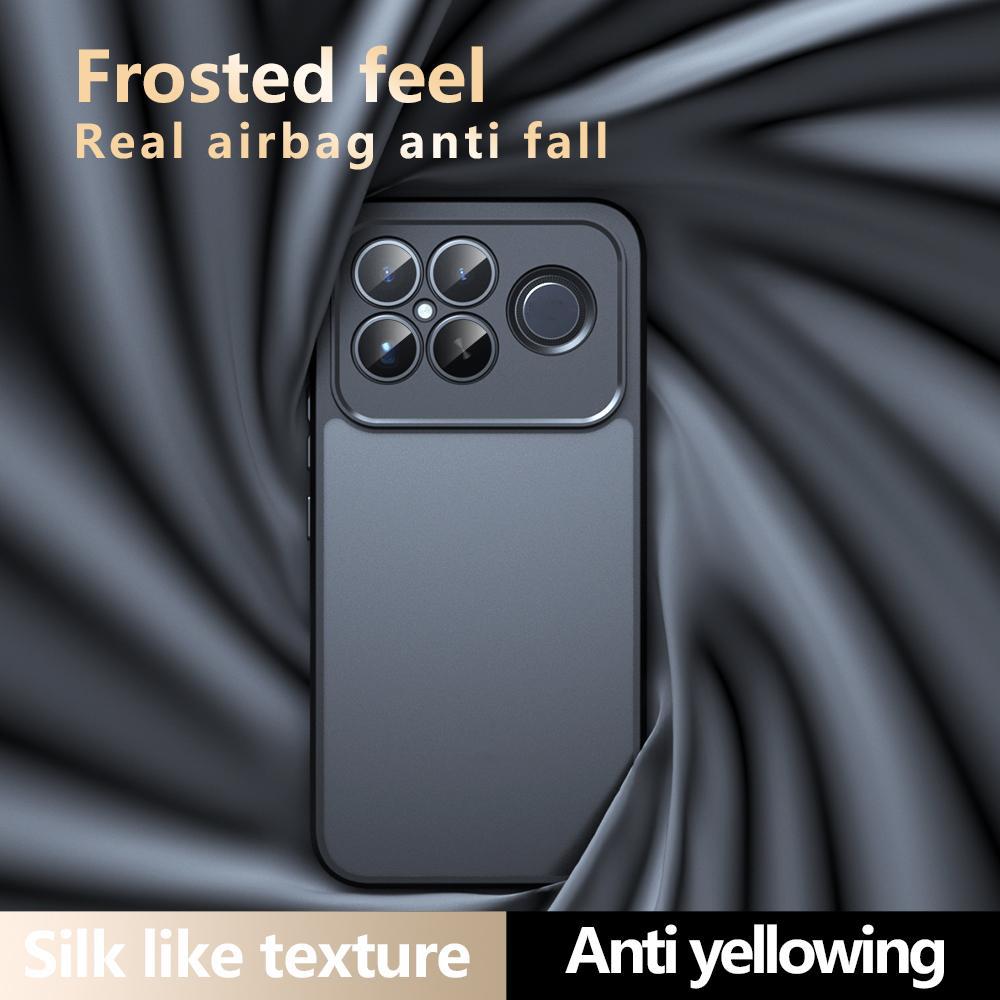 For Redmi K90 Pro Max / Poco F8 Ultra Armor Precise Hole PC Hybrid TPU Phone Case(Frosted Black)