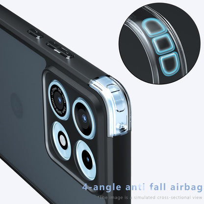 For Motorola Edge 70 Max / Legion Y70 2026 Armor Precise Hole PC Hybrid TPU Phone Case - Frosted Black - EDA006578117A