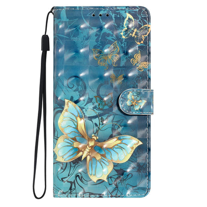 For iPhone 18 Pro Max 3D Pattern Leather Phone Case - 3D Butterfly - EDA006578305B