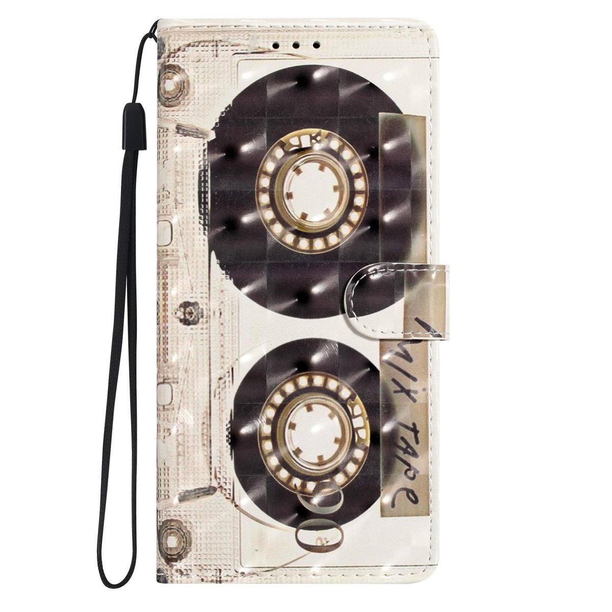 For iPhone 18 Pro Max 3D Pattern Leather Phone Case - Tape - EDA006578305F