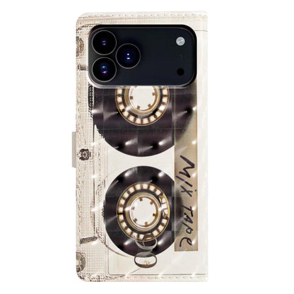 For iPhone 18 Pro Max 3D Pattern Leather Phone Case - Tape - EDA006578305F
