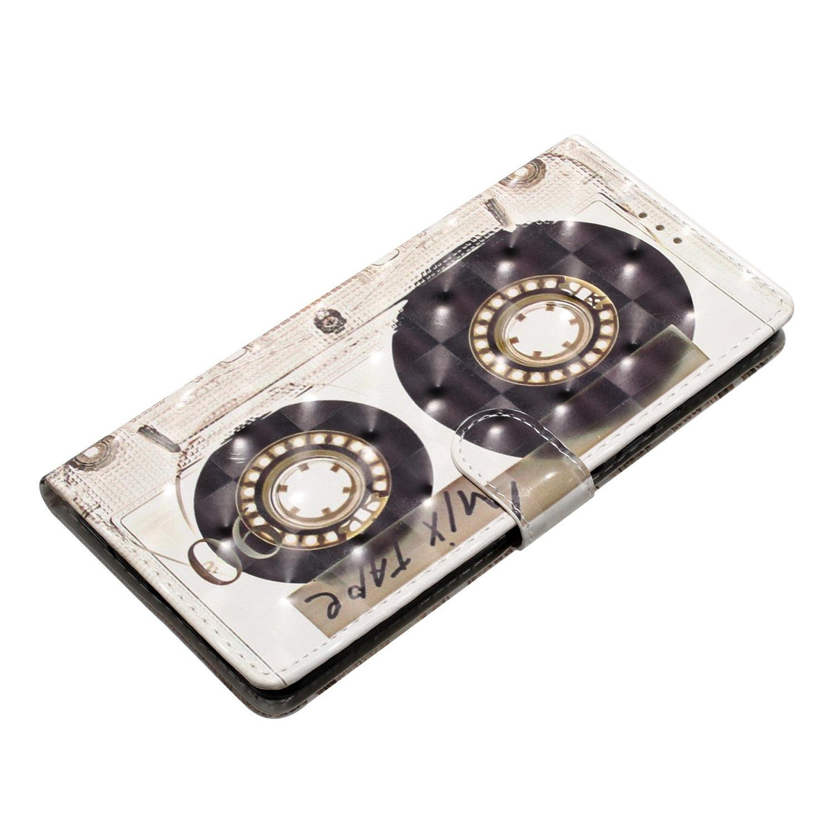 For iPhone 18 Pro Max 3D Pattern Leather Phone Case - Tape - EDA006578305F