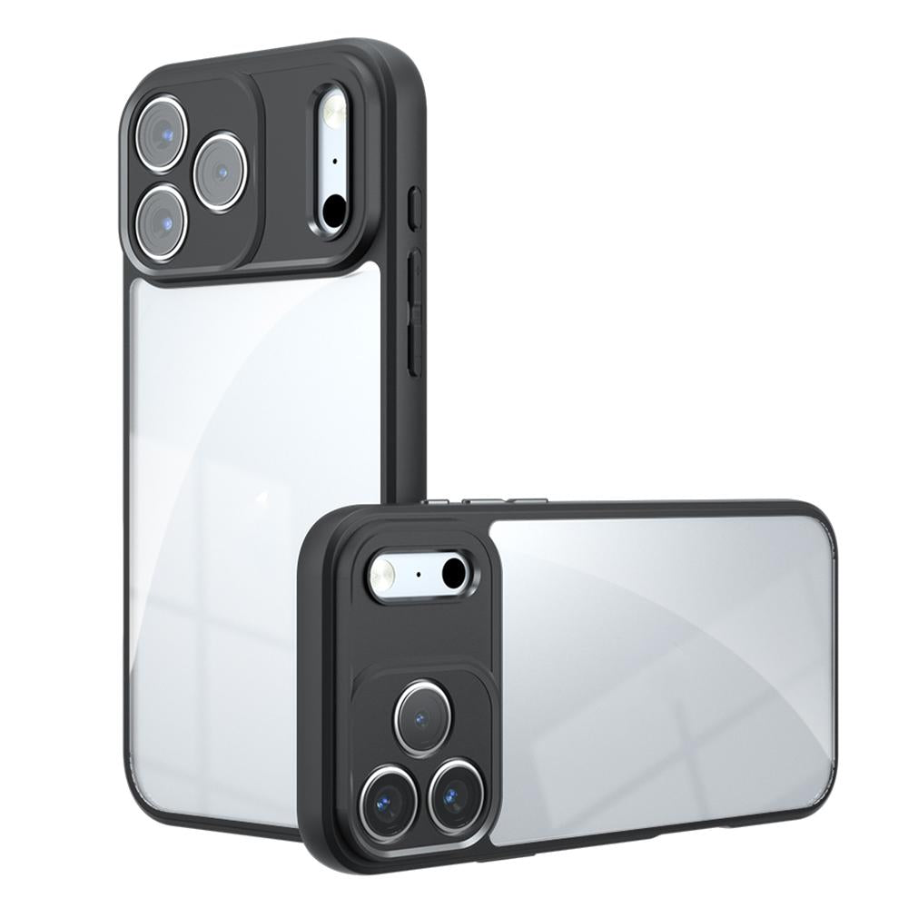 For iPhone 18 Pro Max Armor Precise Hole PC Hybrid TPU Phone Case - Transparent - EDA006578810A