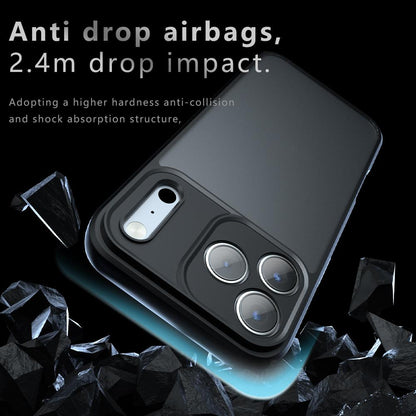 For iPhone 18 Pro Max Armor Precise Hole PC Hybrid TPU Phone Case - Transparent - EDA006578810A