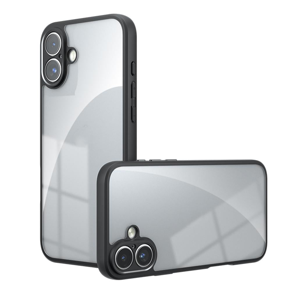 For iPhone 18 Armor Precise Hole PC Hybrid TPU Phone Case - Transparent - EDA006578812A
