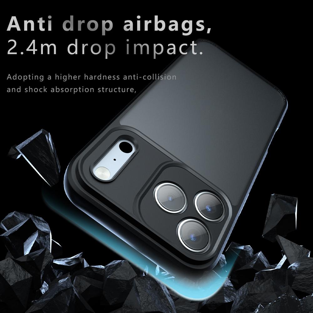 For iPhone 18 Armor Precise Hole PC Hybrid TPU Phone Case - Transparent - EDA006578812A