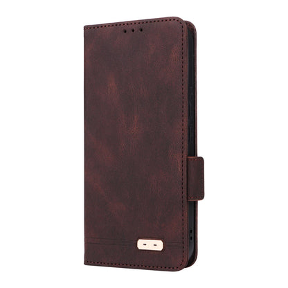 For Redmi K90 Pro Max 5G / Poco F8 Ultra Magnetic Clasp Leather Phone Case(Brown)