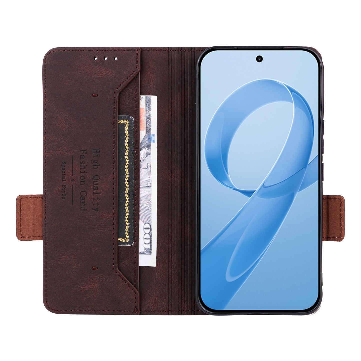 For Redmi K90 Pro Max 5G / Poco F8 Ultra Magnetic Clasp Leather Phone Case(Brown)