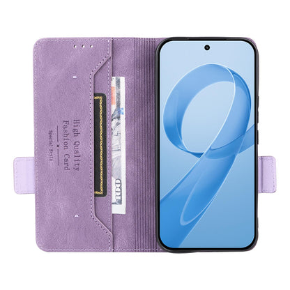 For Redmi K90 Pro Max 5G / Poco F8 Ultra Magnetic Clasp Leather Phone Case(Purple)
