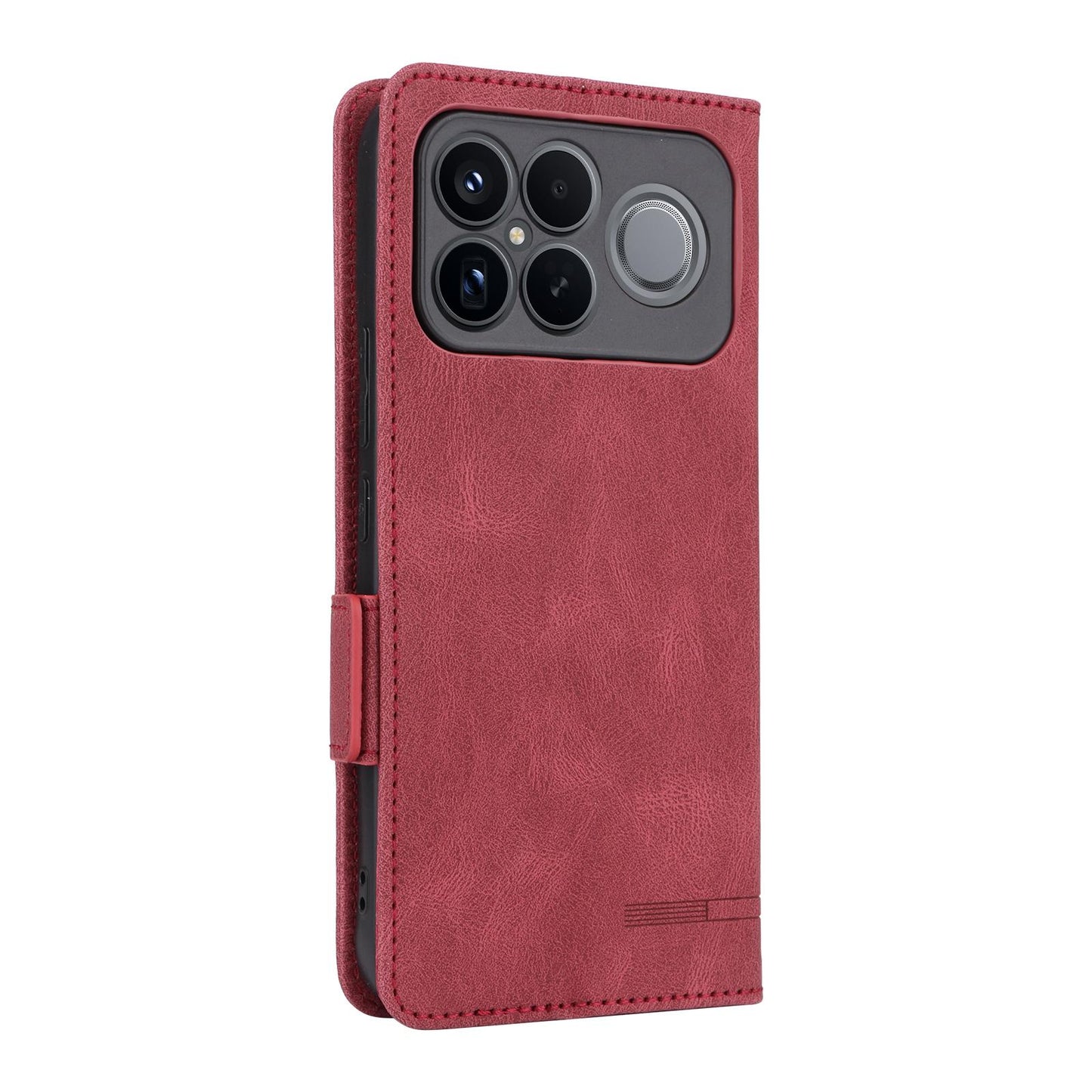 For Redmi K90 Pro Max 5G / Poco F8 Ultra Magnetic Clasp Leather Phone Case(Red)