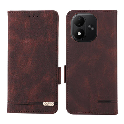 For Redmi Note 17 5G / 4G Global 171mm Magnetic Clasp Leather Phone Case(Brown)
