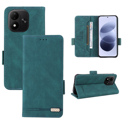 For Redmi Note 17 5G / 4G Global 171mm Magnetic Clasp Leather Phone Case(Green)