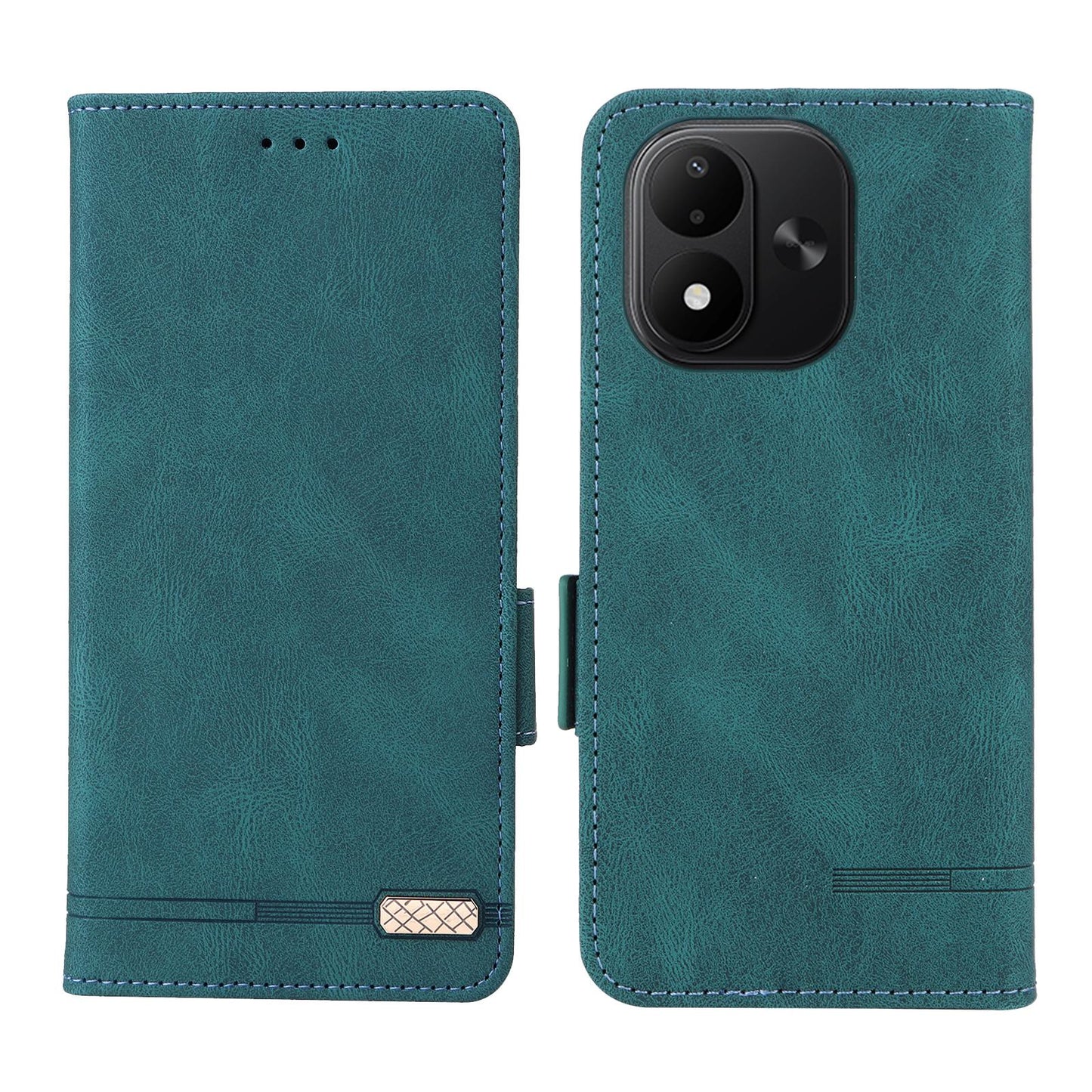 For Redmi Note 17 5G / 4G Global 171mm Magnetic Clasp Leather Phone Case(Green)