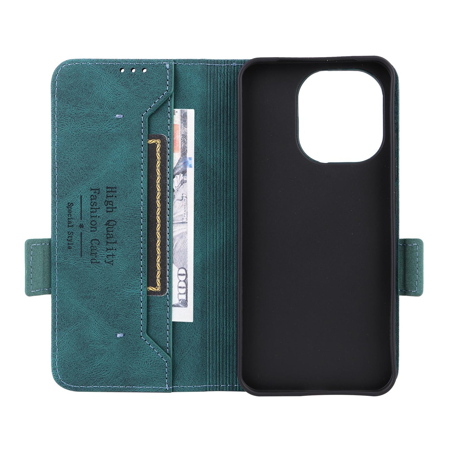 For Redmi Note 17 5G / 4G Global 171mm Magnetic Clasp Leather Phone Case(Green)