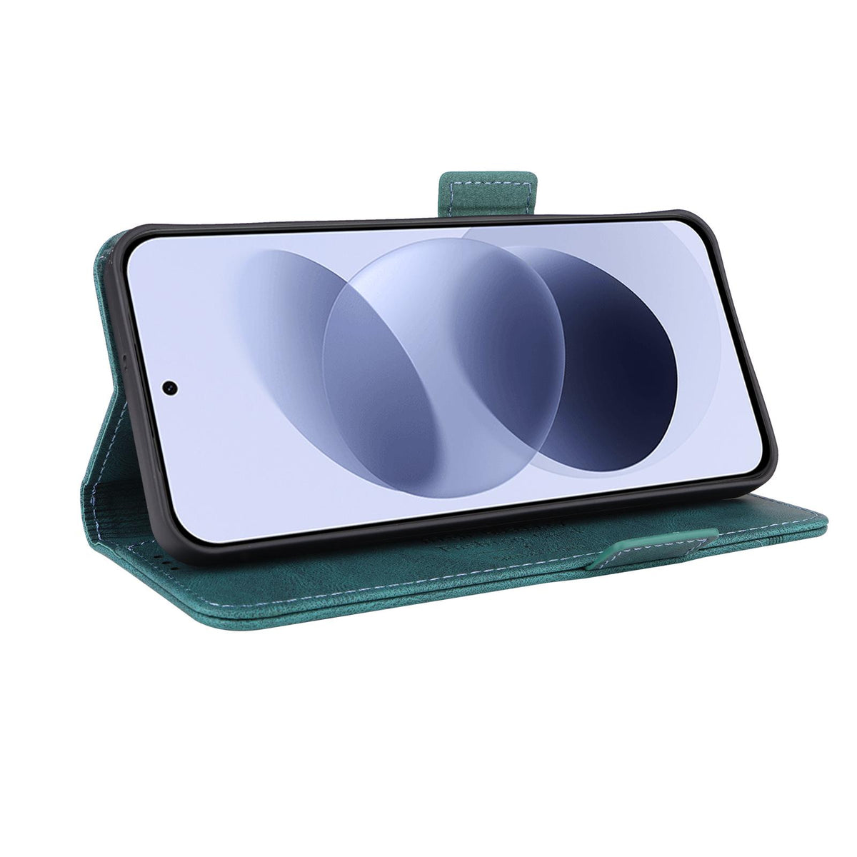 For Redmi Note 17 5G / 4G Global / 5G India 169.7mm Magnetic Clasp Leather Phone Case - Green - EDA006634118B