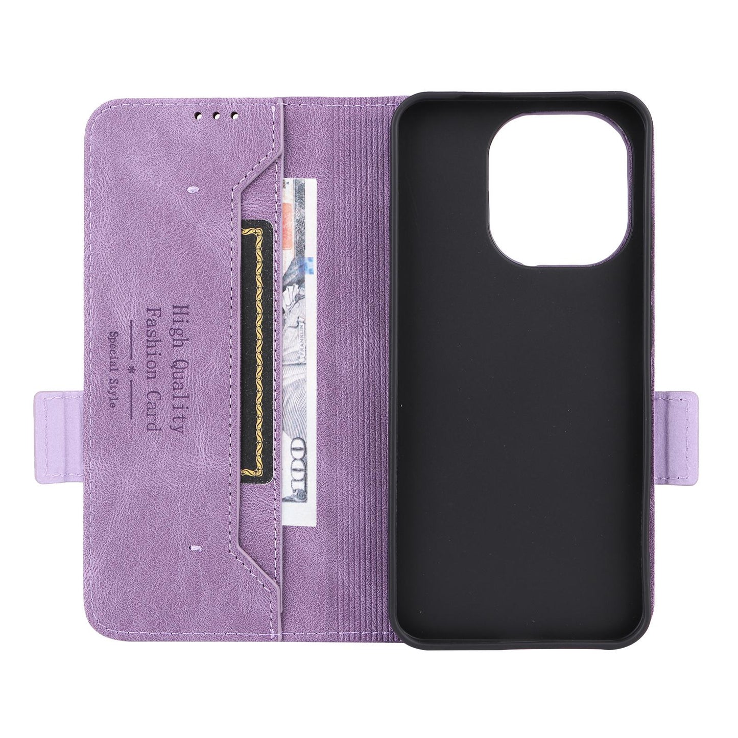 For Redmi Note 17 5G / 4G Global 171mm Magnetic Clasp Leather Phone Case(Purple)