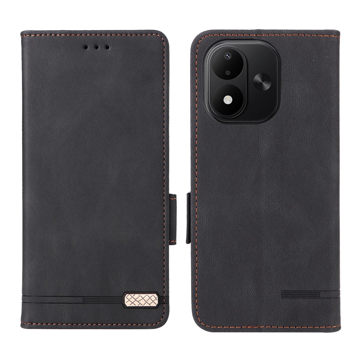 For Redmi Note 17 5G / 4G Global 171mm Magnetic Clasp Leather Phone Case(Black)