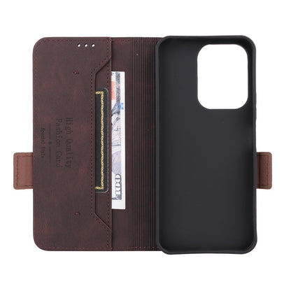 For Xiaomi Poco C95 Pro Magnetic Clasp Leather Phone Case(Brown)
