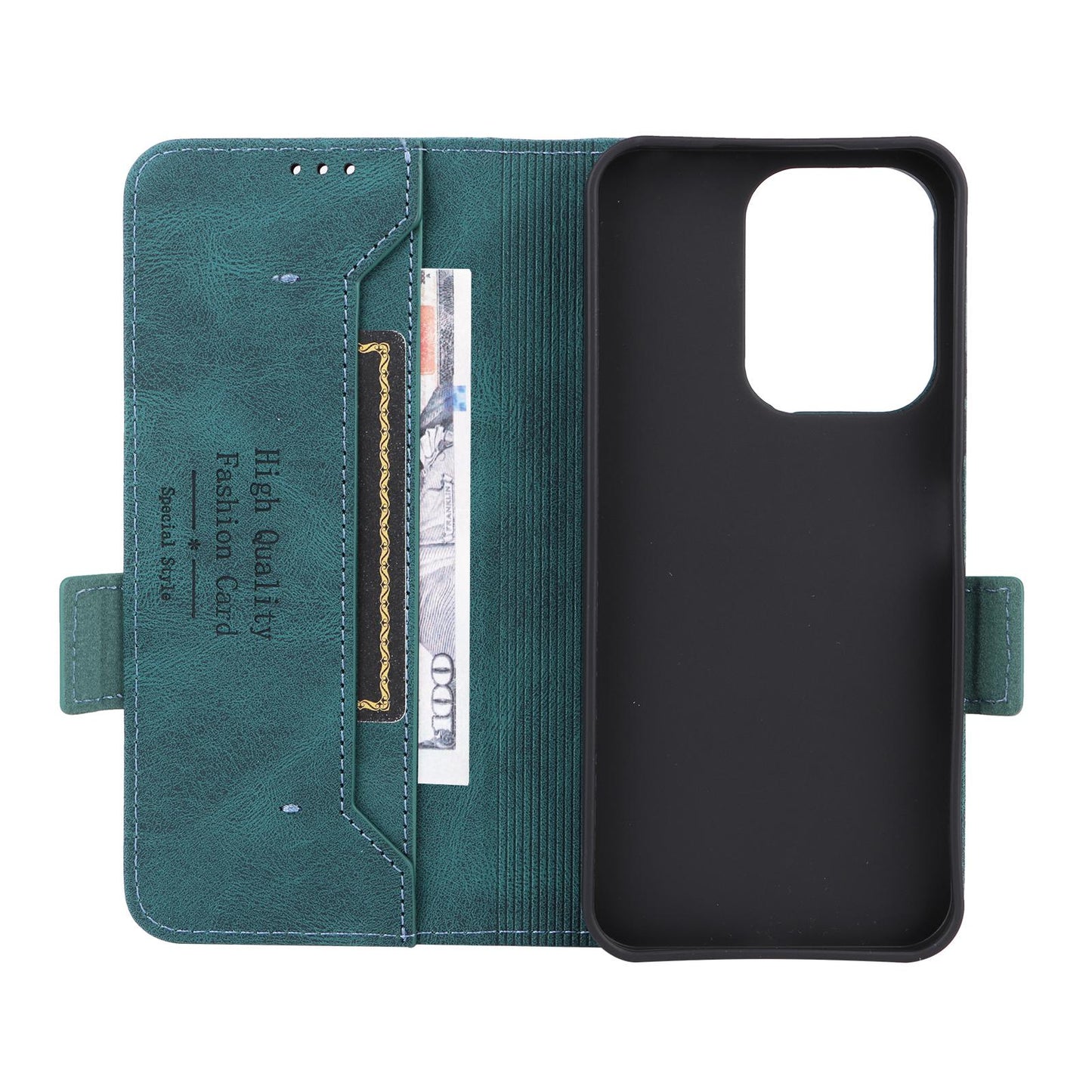 For Xiaomi Poco C95 Pro Magnetic Clasp Leather Phone Case(Green)
