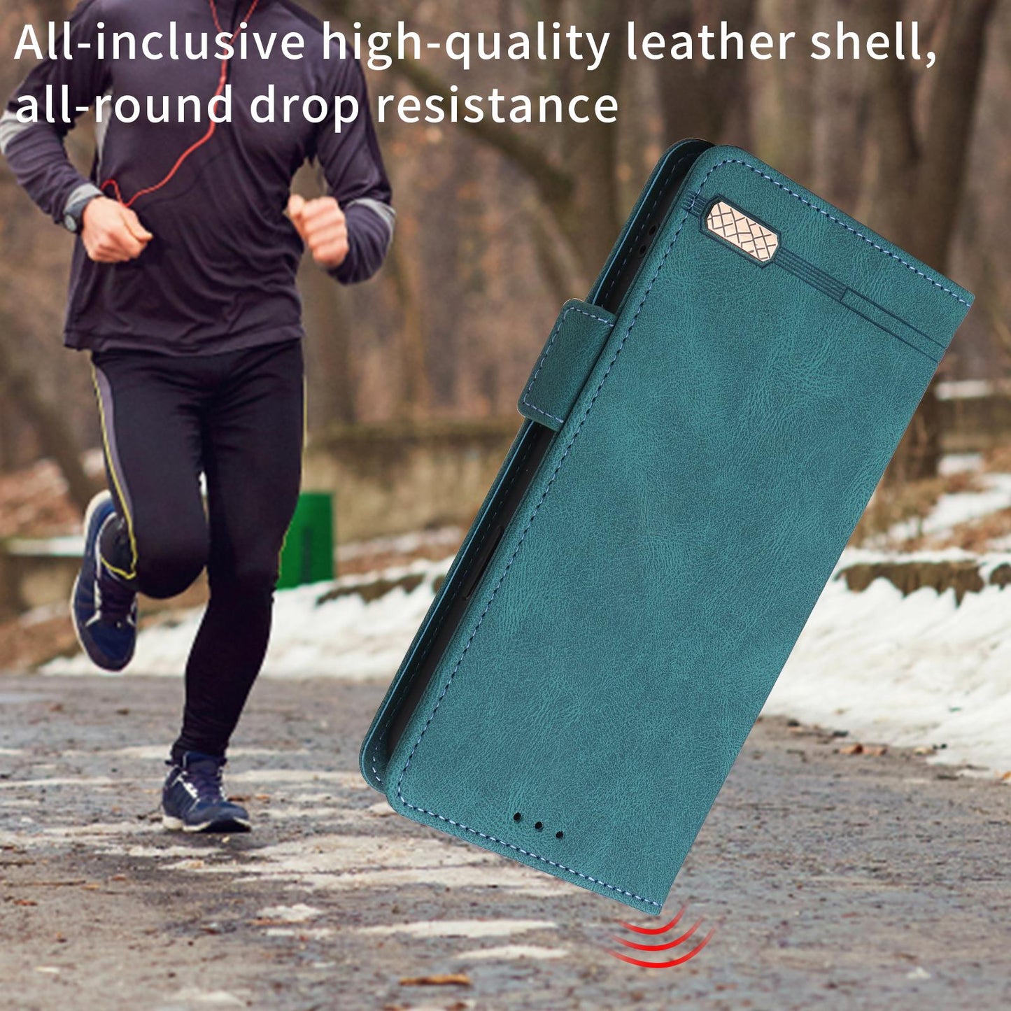 For Xiaomi Poco C95 Pro Magnetic Clasp Leather Phone Case(Green)