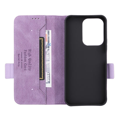 For Xiaomi Poco C95 Pro Magnetic Clasp Leather Phone Case(Purple)