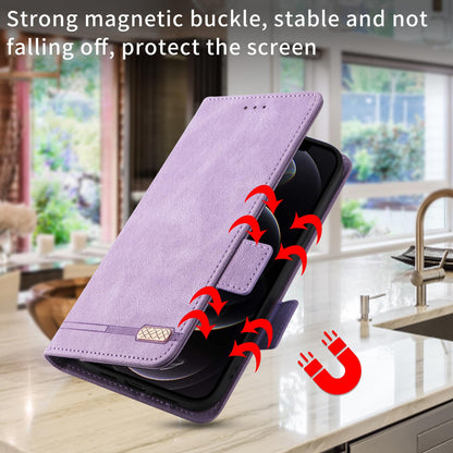 For Xiaomi Poco C95 Pro Magnetic Clasp Leather Phone Case(Purple)