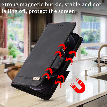 For Xiaomi Poco C95 Pro Magnetic Clasp Leather Phone Case(Black)