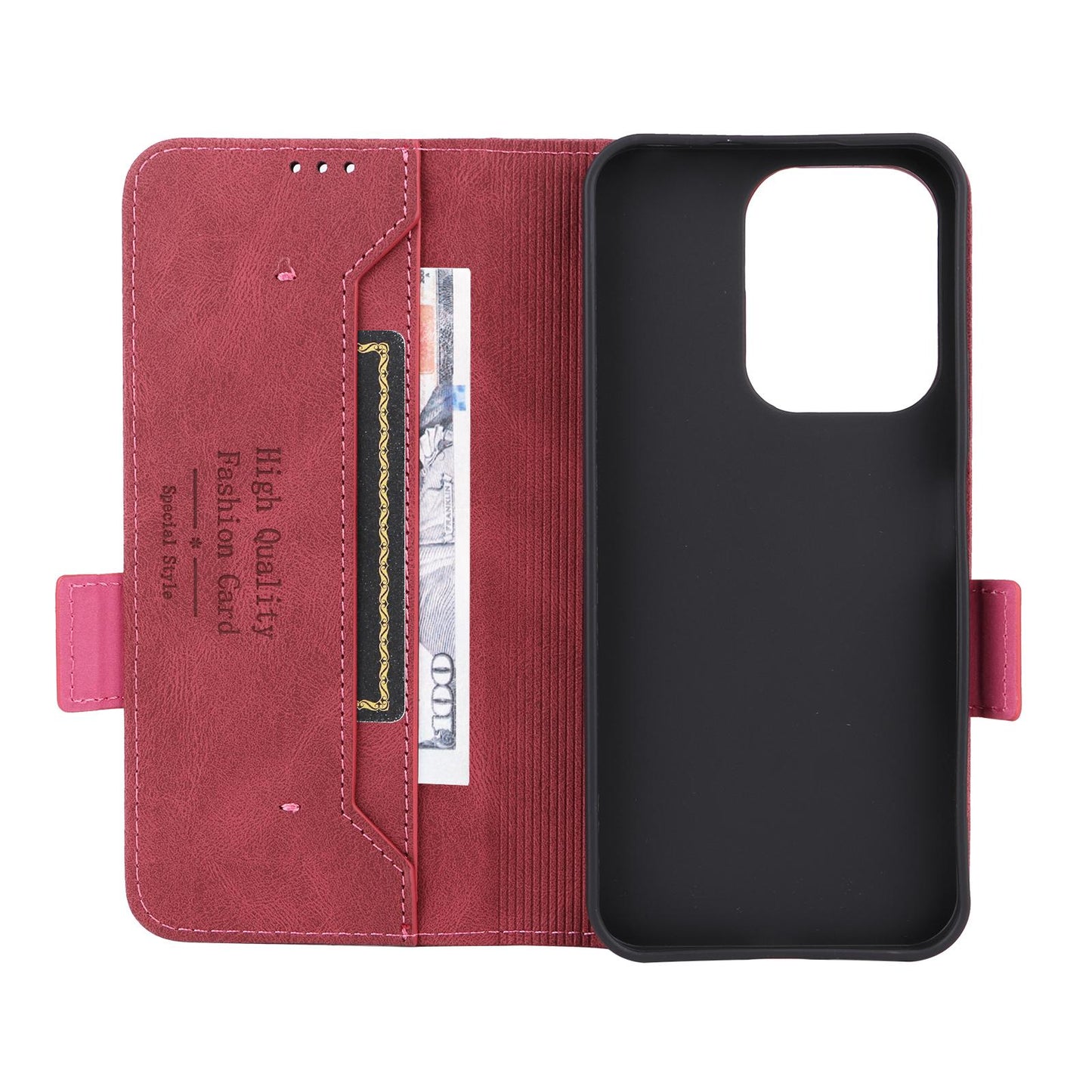 For Xiaomi Poco C95 Pro Magnetic Clasp Leather Phone Case(Red)