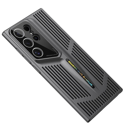 For Galaxy S26 Ultra 5G Blade Cooling PC Full Coverage Phone Case - Graphite Black - EDA006641713C