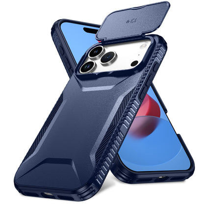 For iPhone 18 Pro Max / 18 Pro Max Sliding Camshield Phone Case - Blue - EDA006651722G