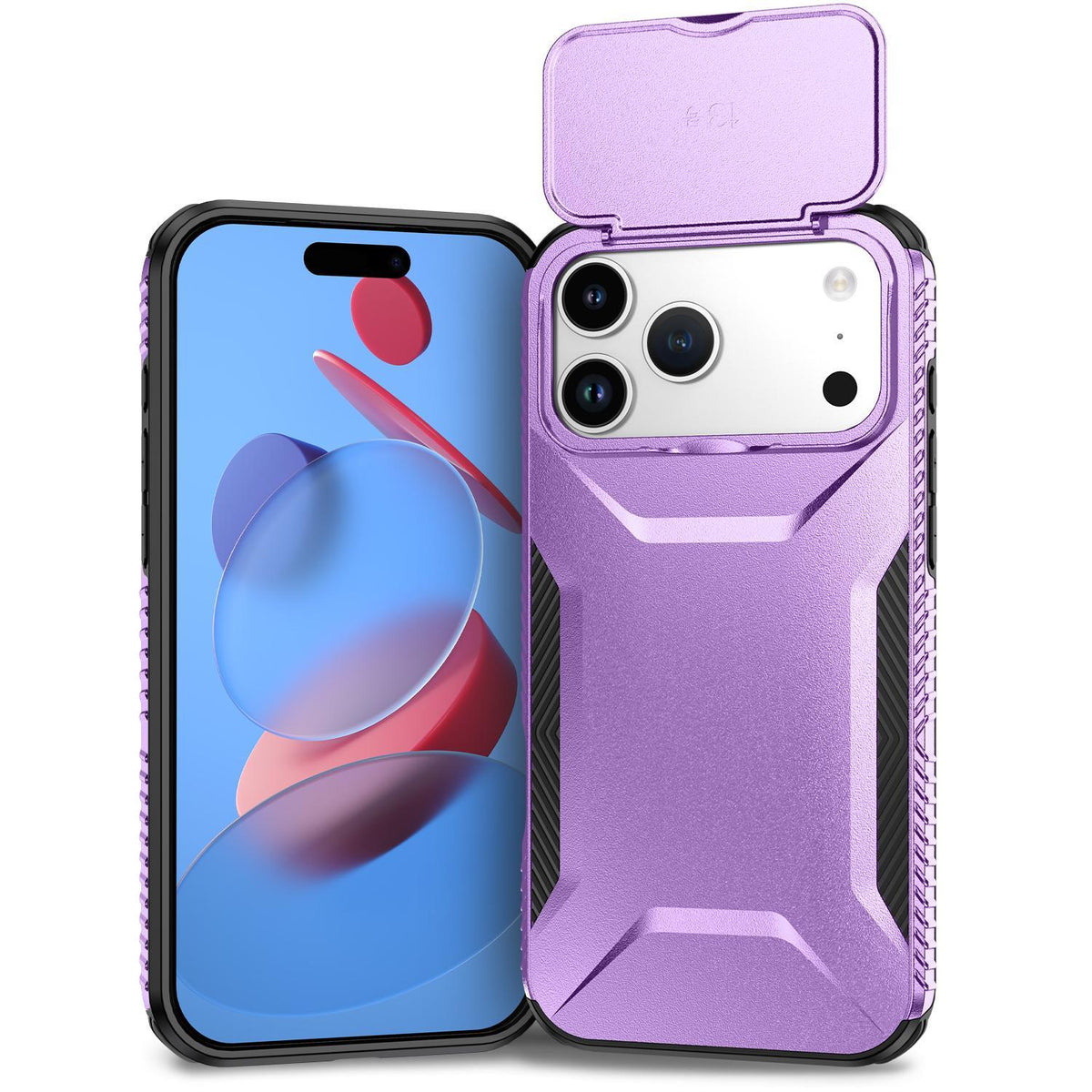 For iPhone 18 Pro Max / 18 Pro Max Sliding Camshield Phone Case - Purple - EDA006651722H