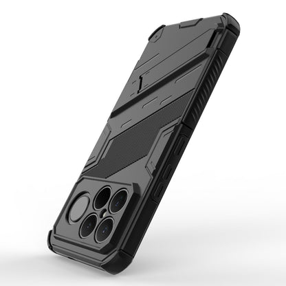 For Redmi K90 Pro Max / Poco F8 Ultra Punk Armor 2 in 1 PC + TPU Phone Case with Holder(Black)
