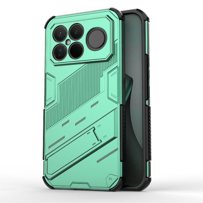 For Redmi K90 Pro Max / Poco F8 Ultra Punk Armor 2 in 1 PC + TPU Phone Case with Holder(Green)