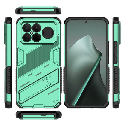 For Redmi K90 Pro Max / Poco F8 Ultra Punk Armor 2 in 1 PC + TPU Phone Case with Holder(Green)