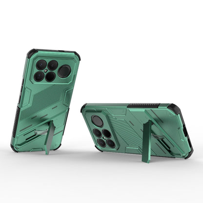 For Redmi K90 Pro Max / Poco F8 Ultra Punk Armor 2 in 1 PC + TPU Phone Case with Holder(Green)