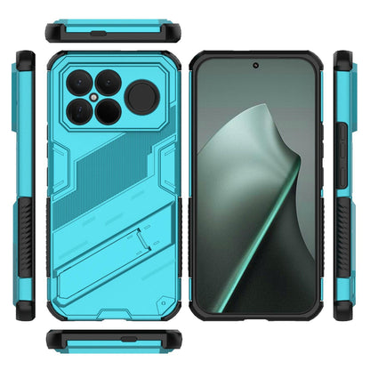 For Redmi K90 Pro Max / Poco F8 Ultra Punk Armor 2 in 1 PC + TPU Phone Case with Holder(Blue)