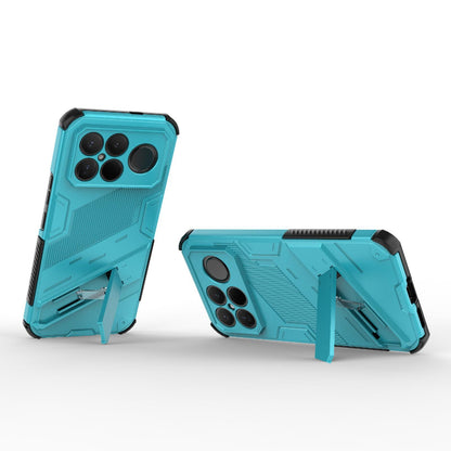 For Redmi K90 Pro Max / Poco F8 Ultra Punk Armor 2 in 1 PC + TPU Phone Case with Holder(Blue)
