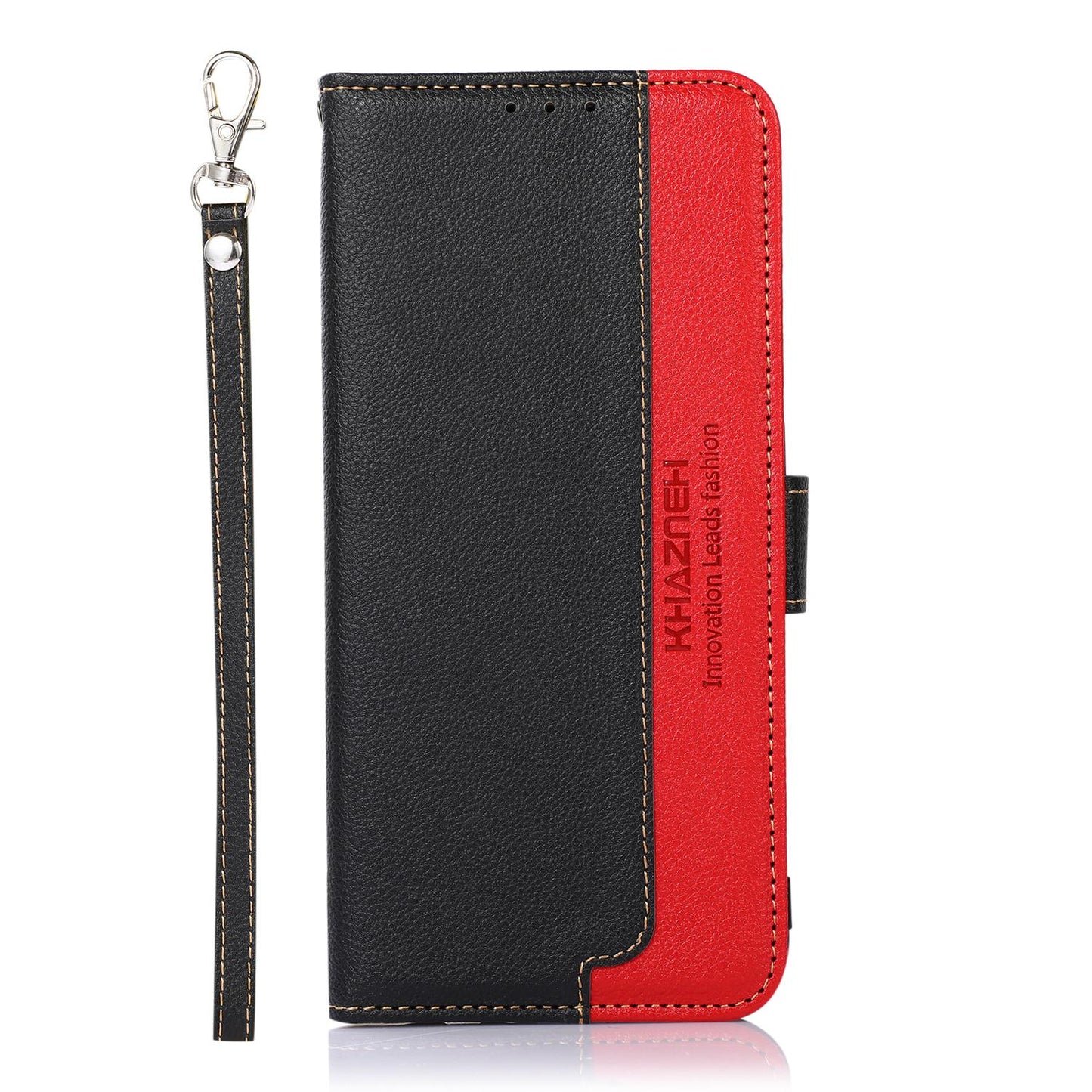 For Redmi K90 Pro Max/Poco F8 Ultra KHAZNEH Litchi Texture Leather RFID Phone Case(Black)